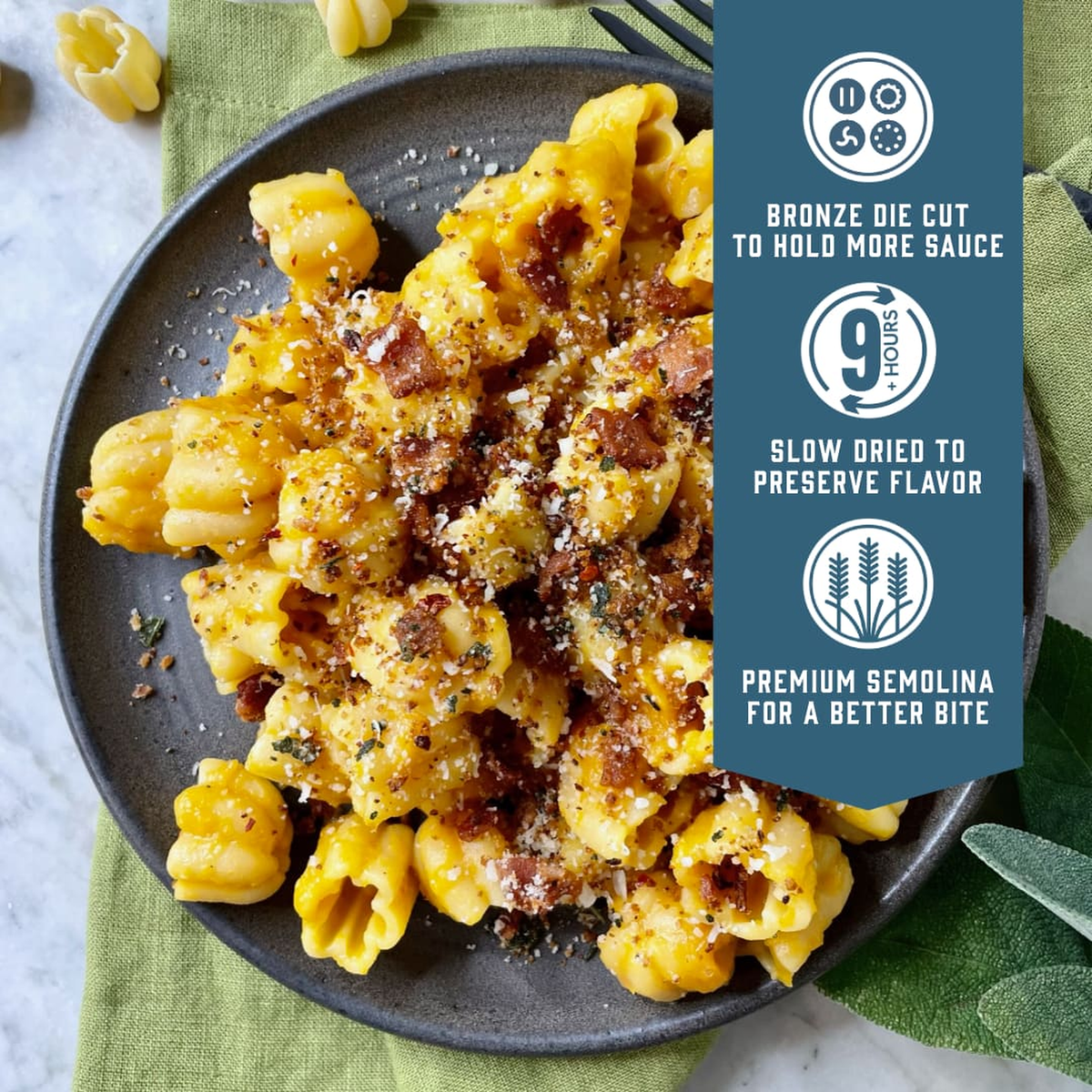 durum semolina pasta zucca organic_4