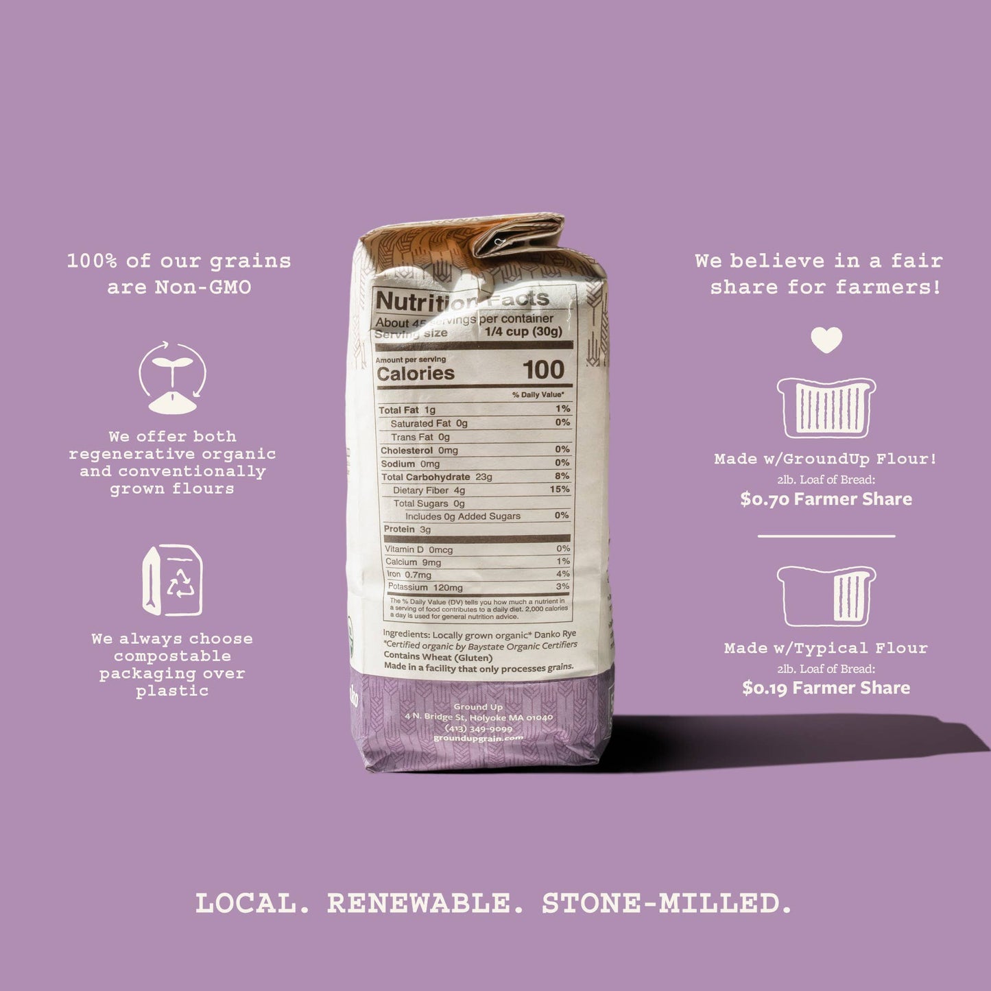 Organic Light Rye Flour