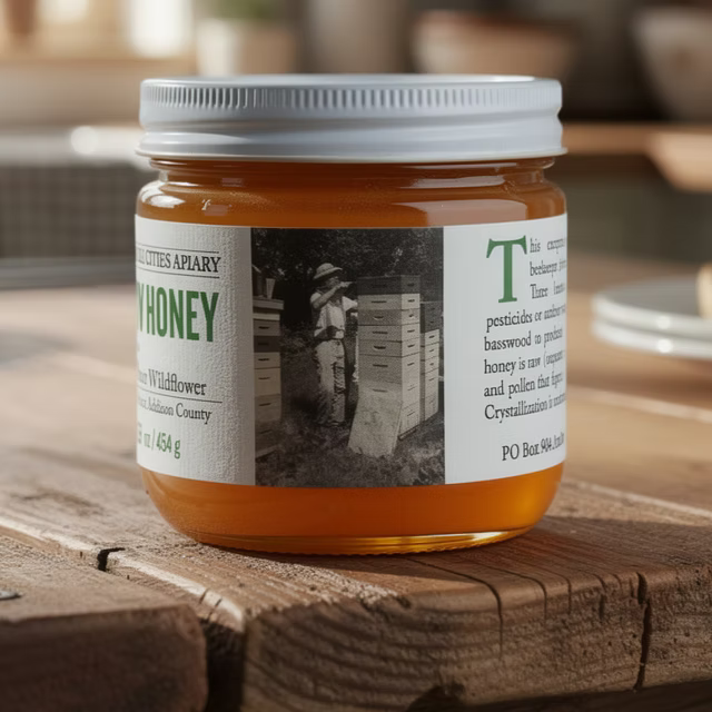 Raw Honey  - 100% pesticide free