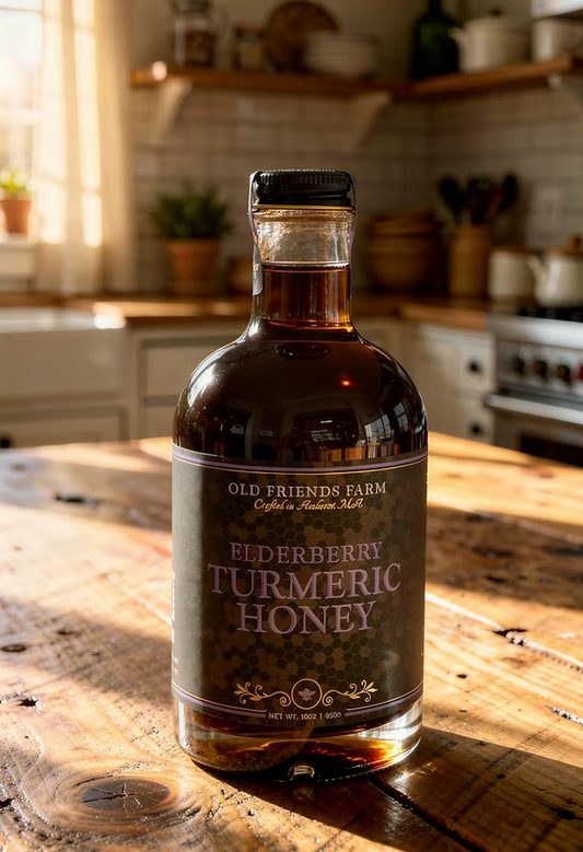 Elderberry Turmeric Honey