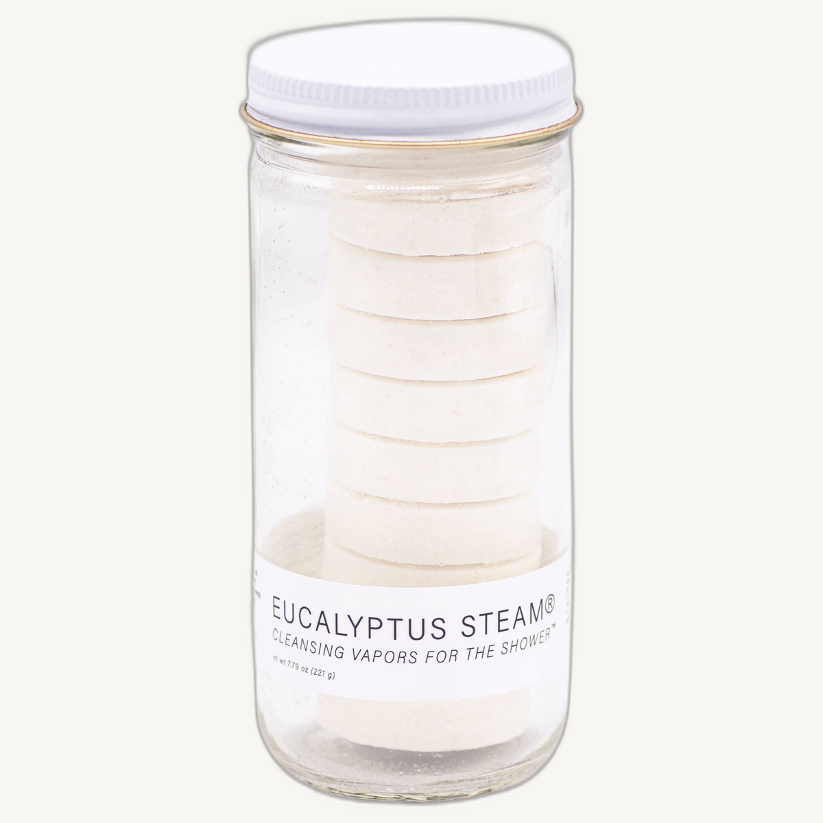 eucalyptus steam cleansing vapors for the shower normal jar no tox life_1