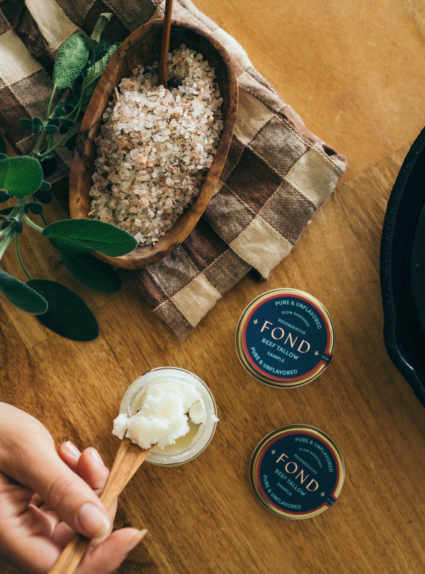 Fond Regenerative - Pure & Unflavored Regenerative Beef Tallow 14oz