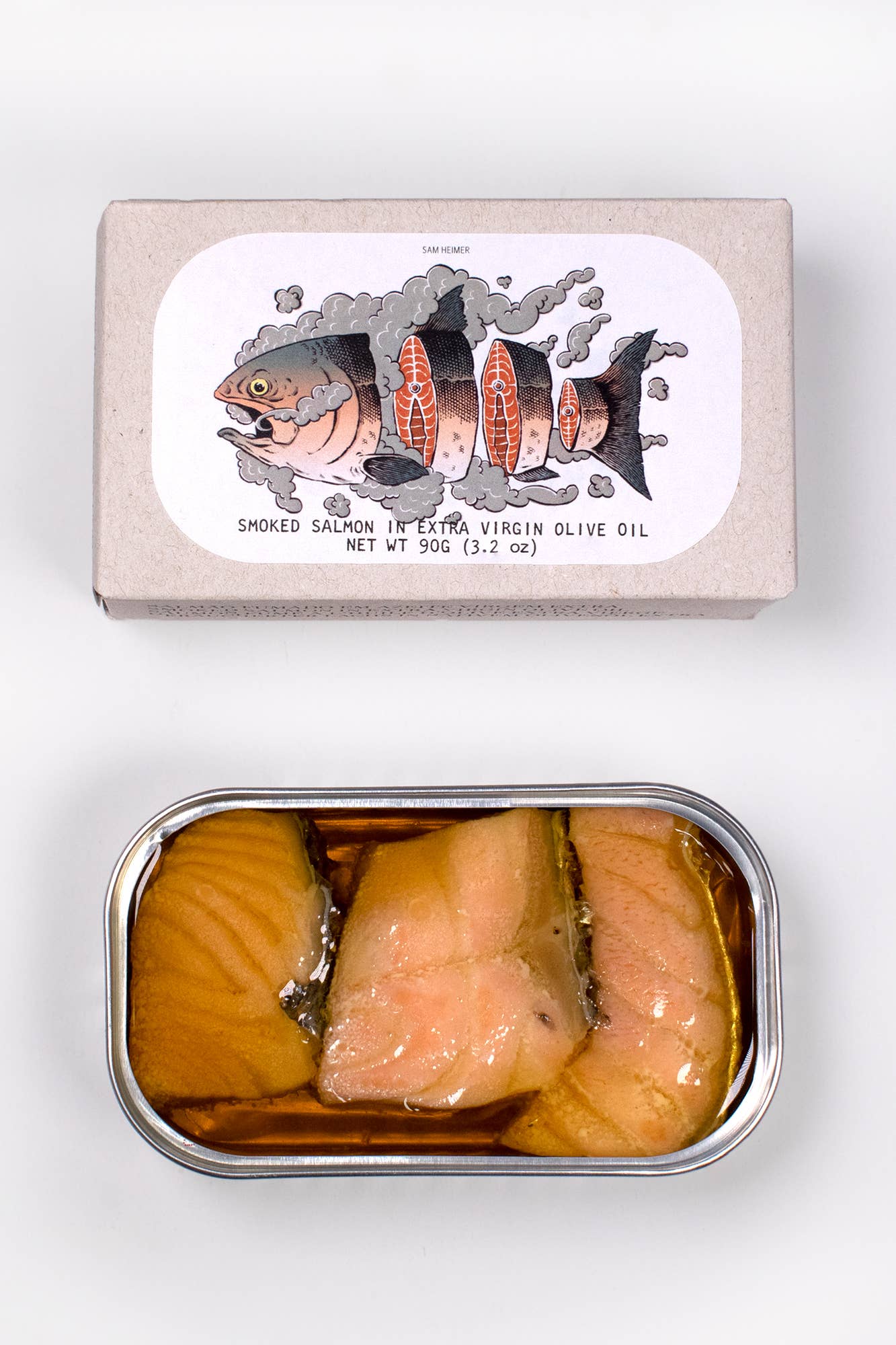 Smoked Salmon in Extra Virgin Olive Oil (3.2 oz)