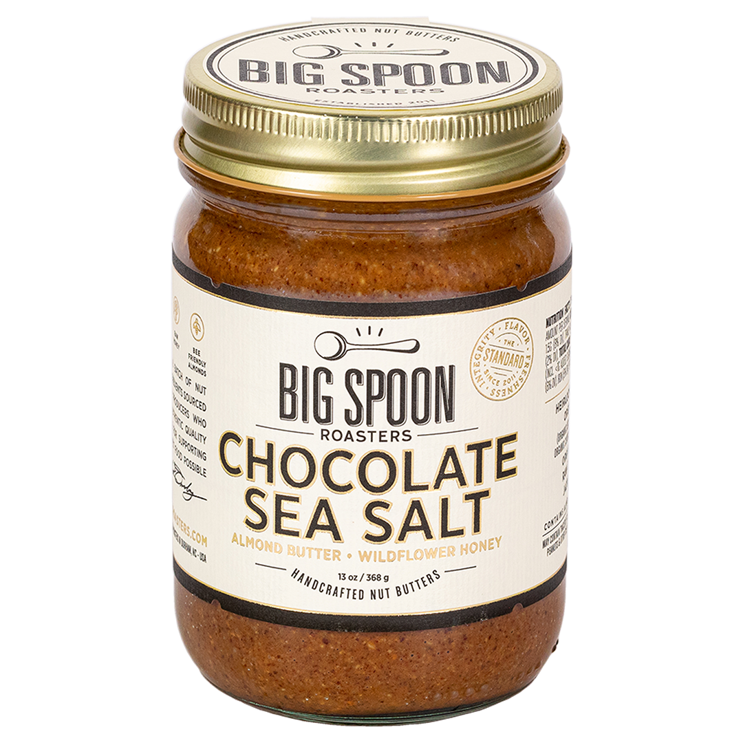 Big Spoon Roasters - Chocolate Sea Salt Almond Butter: 13oz Jar