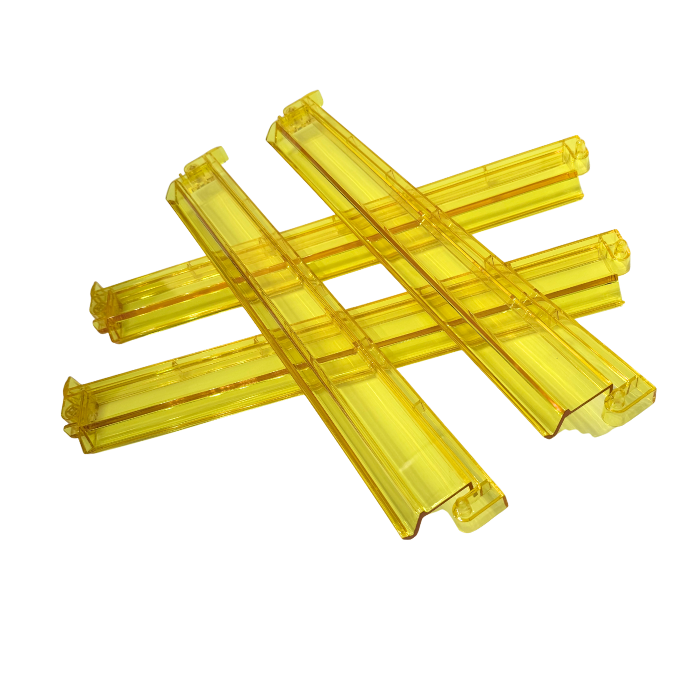 Mahjong Studios - Mahjong Rack and Pusher Set of 4 - Multi Colors Blue Purple Red Green Clear: Clear