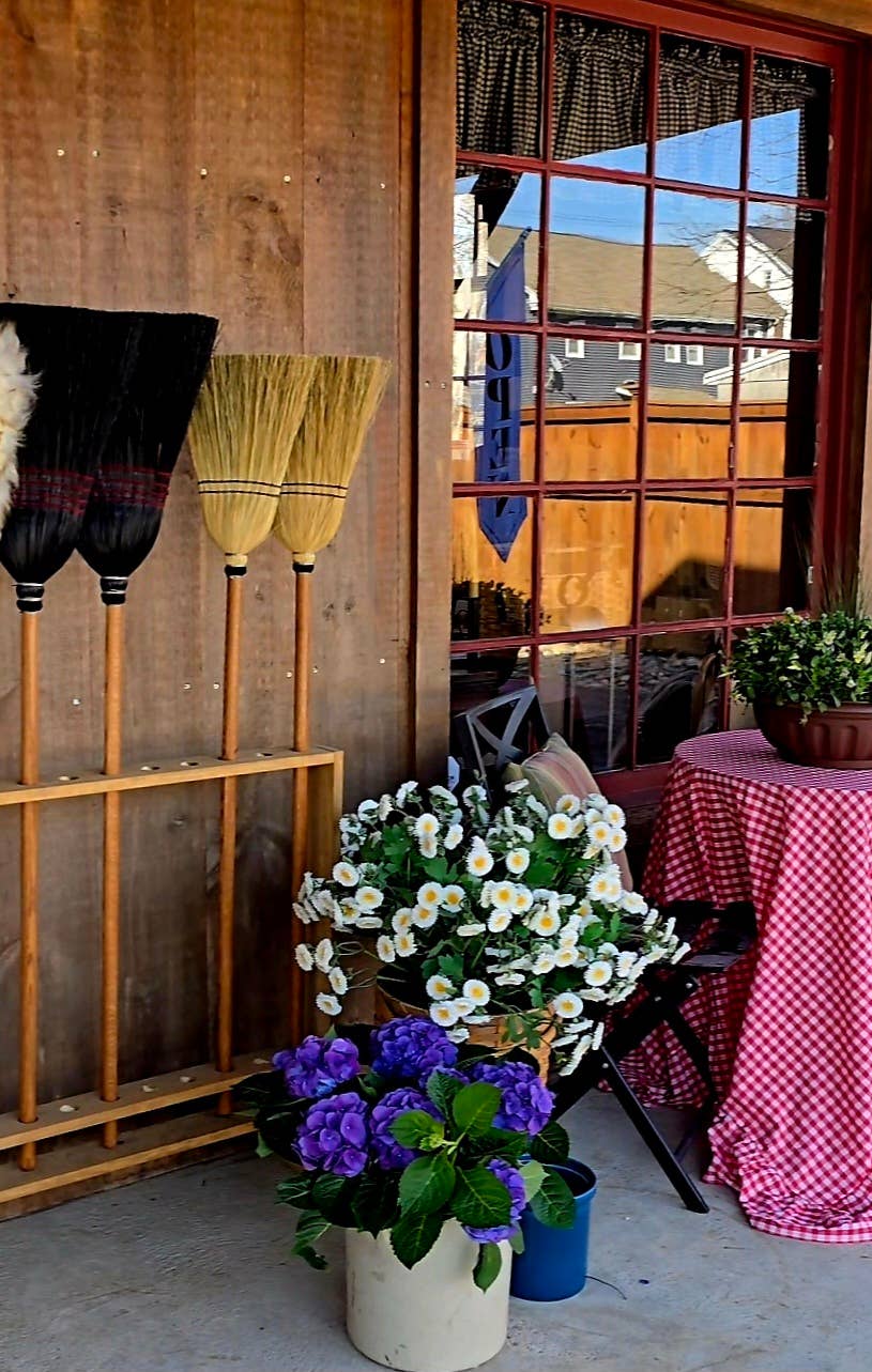 Amish Handmade Broom | Natural Straw Everyday Cleaning Tool