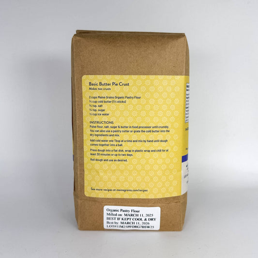 Maine Grains Organic Pastry Flour (2.4 lbs)
