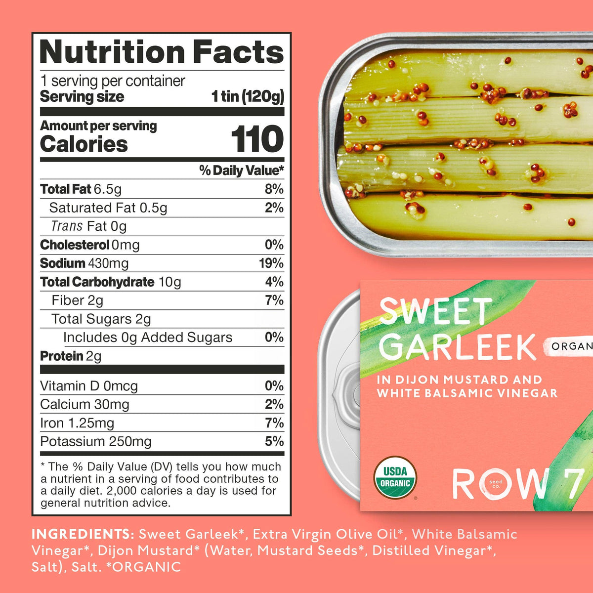 Sweet Garleek Tin, Organic