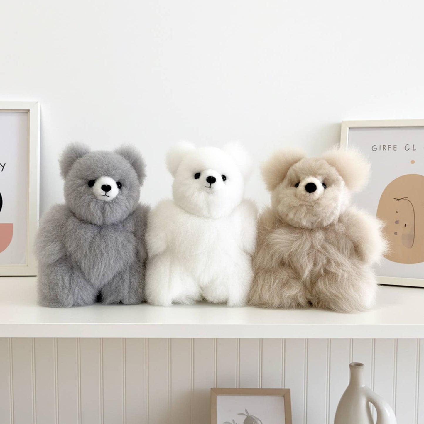 7" Micro Alpaca Stuffed Animal - Bear