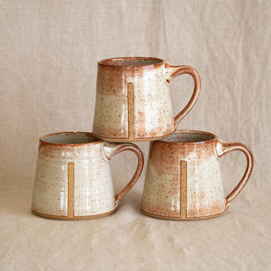 ZZIEE Ceramics - Handmade Ceramic Mug in Speckled Cream