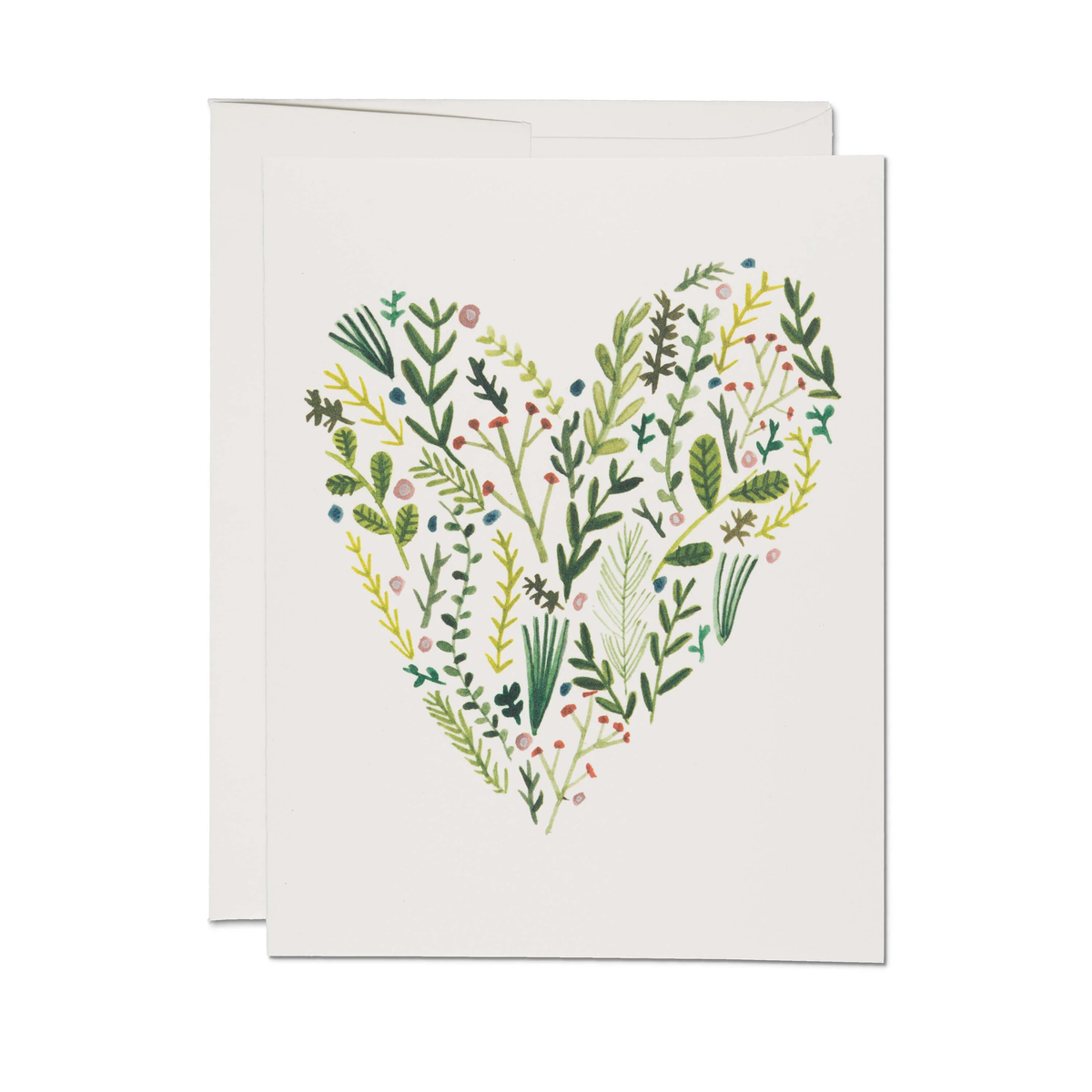 floral heart greeting card_1