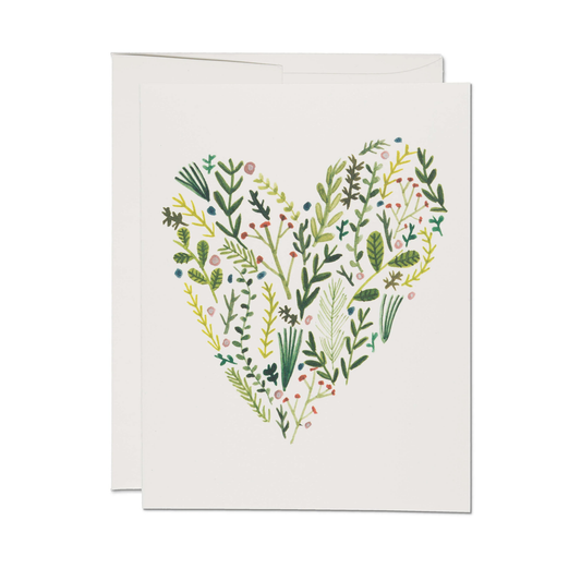 floral heart greeting card_1