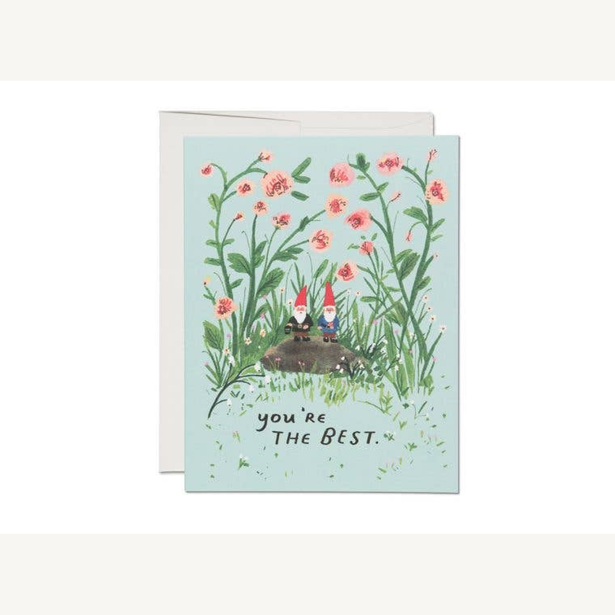 garden gnomes friendship greeting card_1