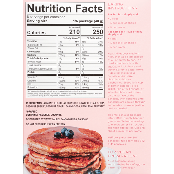 Sweet Laurel Pancake Mix (10 oz)