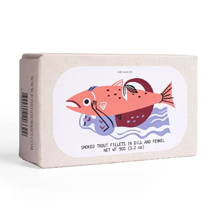 Cold-Smoked Trout Fillets in Dill and Fennel
