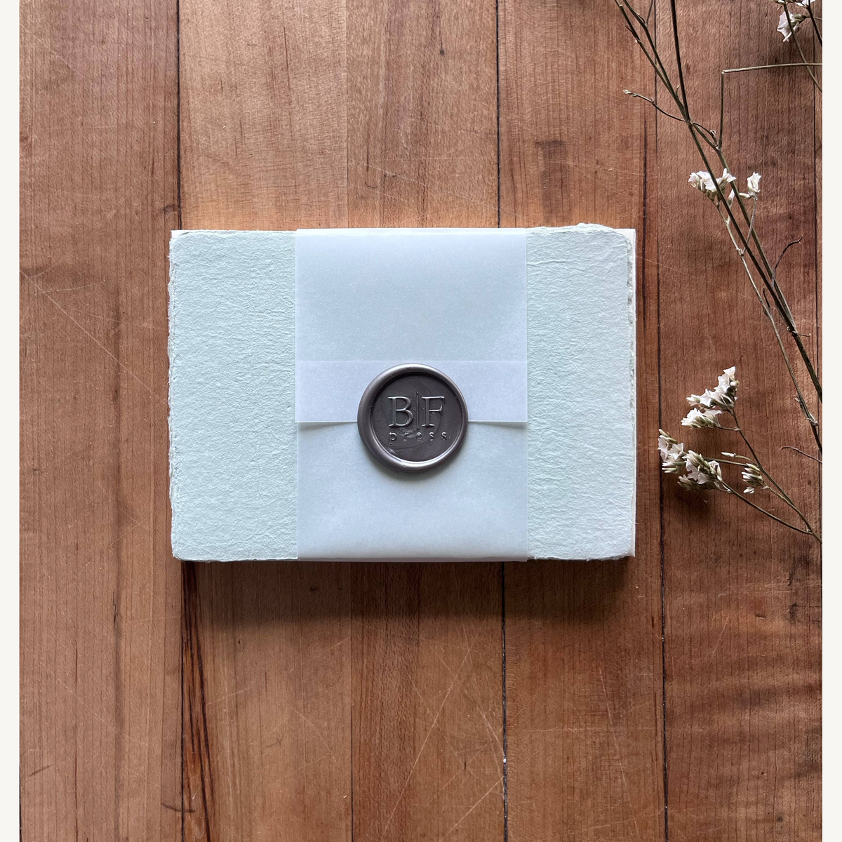 mini set of cards with envelopes moss gold off white_4
