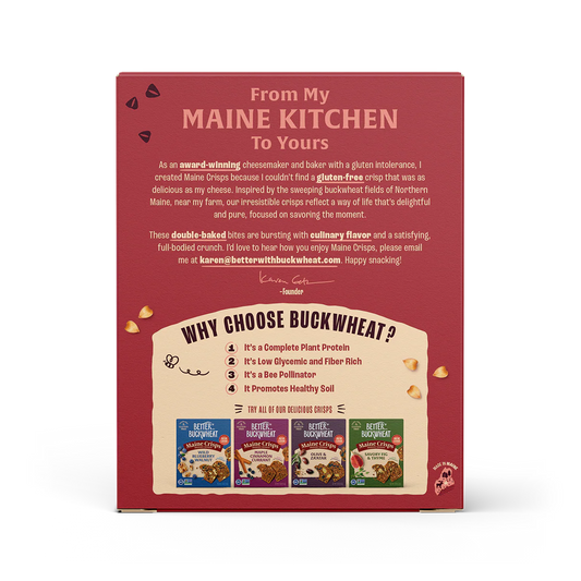 Crisps, Cranberry Almond (4 oz) - Maine Crisps