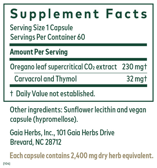 Oil of Oregano (60 liquid phyto-caps)
