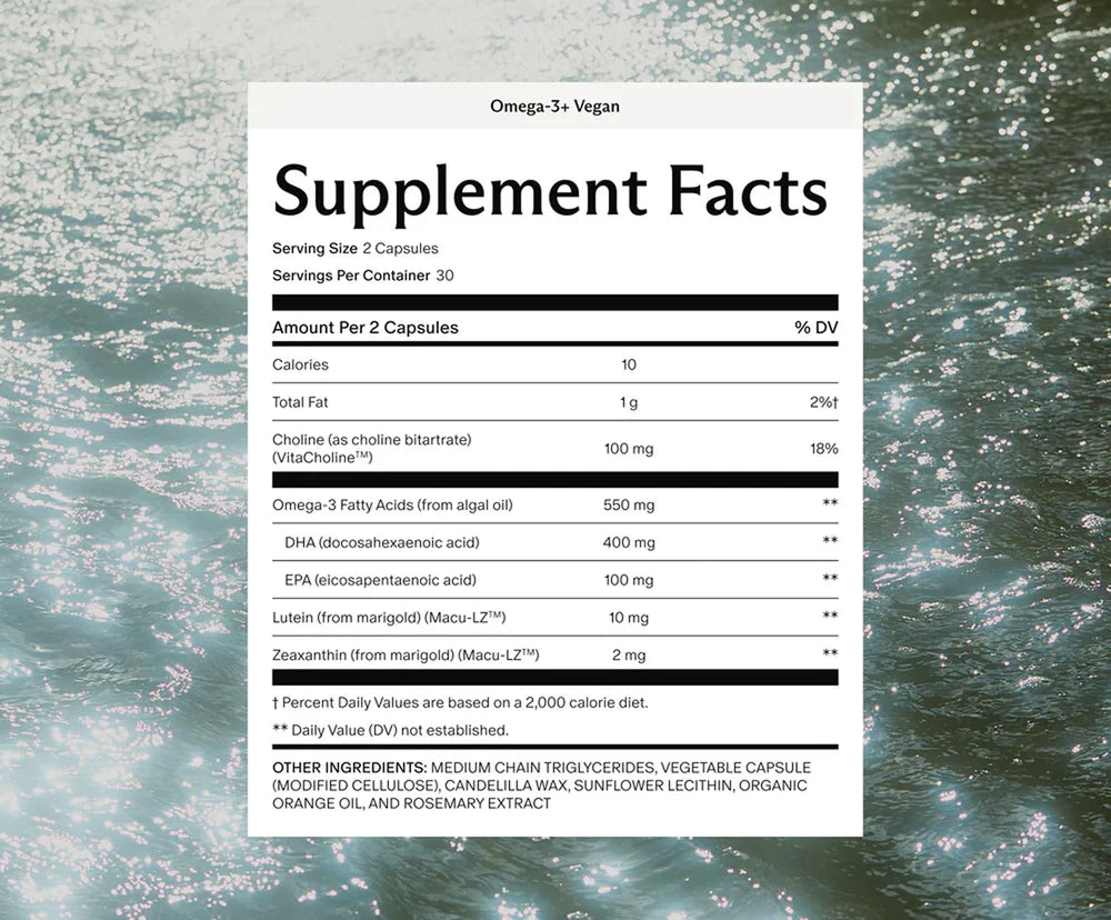 Needed Prenatal Omega-3+ Vegan (60 veg caps)