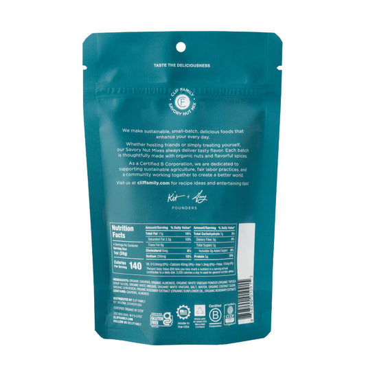 Salt & Vinegar Mixed Nuts, Organic (4 oz) - Clif Family Farm & Winery
