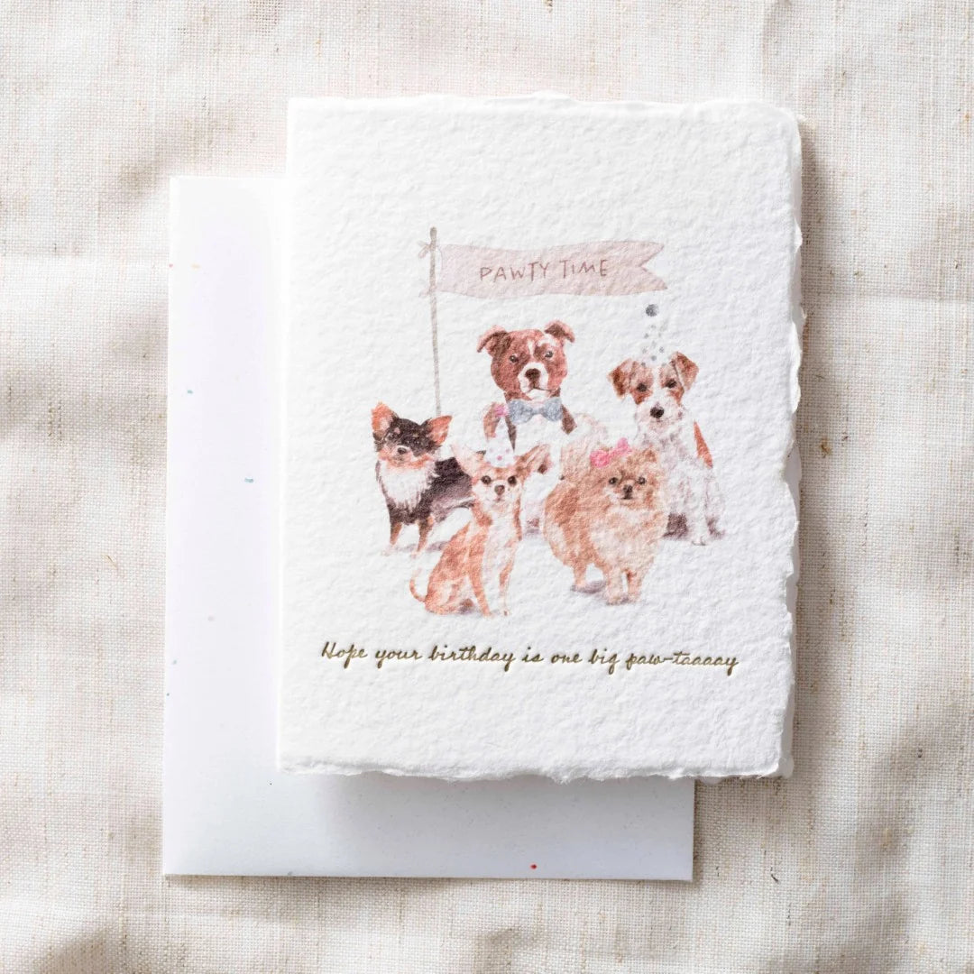 Birthday Paw-tay Dogs, Eco-Friendly Greeting Card