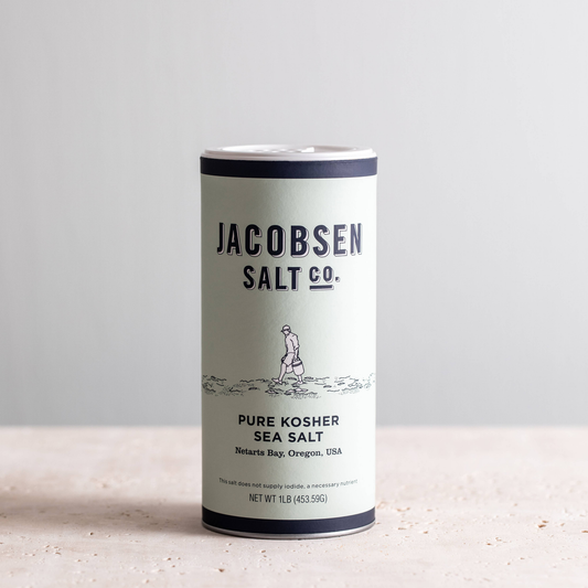 Pure Kosher Sea Salt - 1lb Canister Jacobsen Salt Co.
