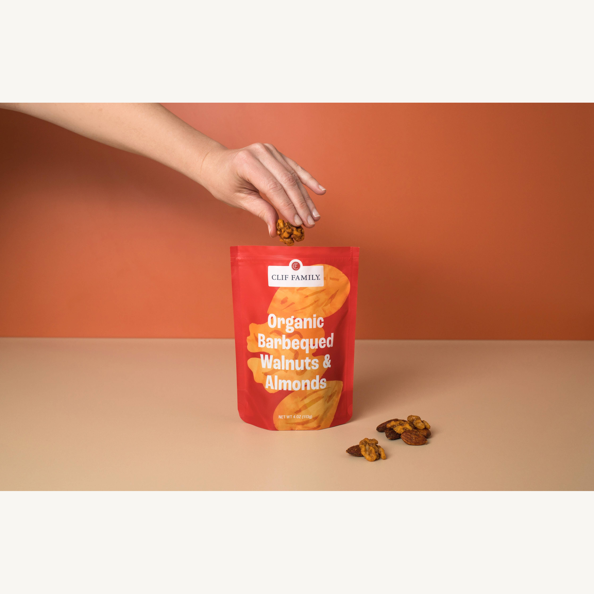 Organic Barbequed Walnuts & Almonds - Gluten Free