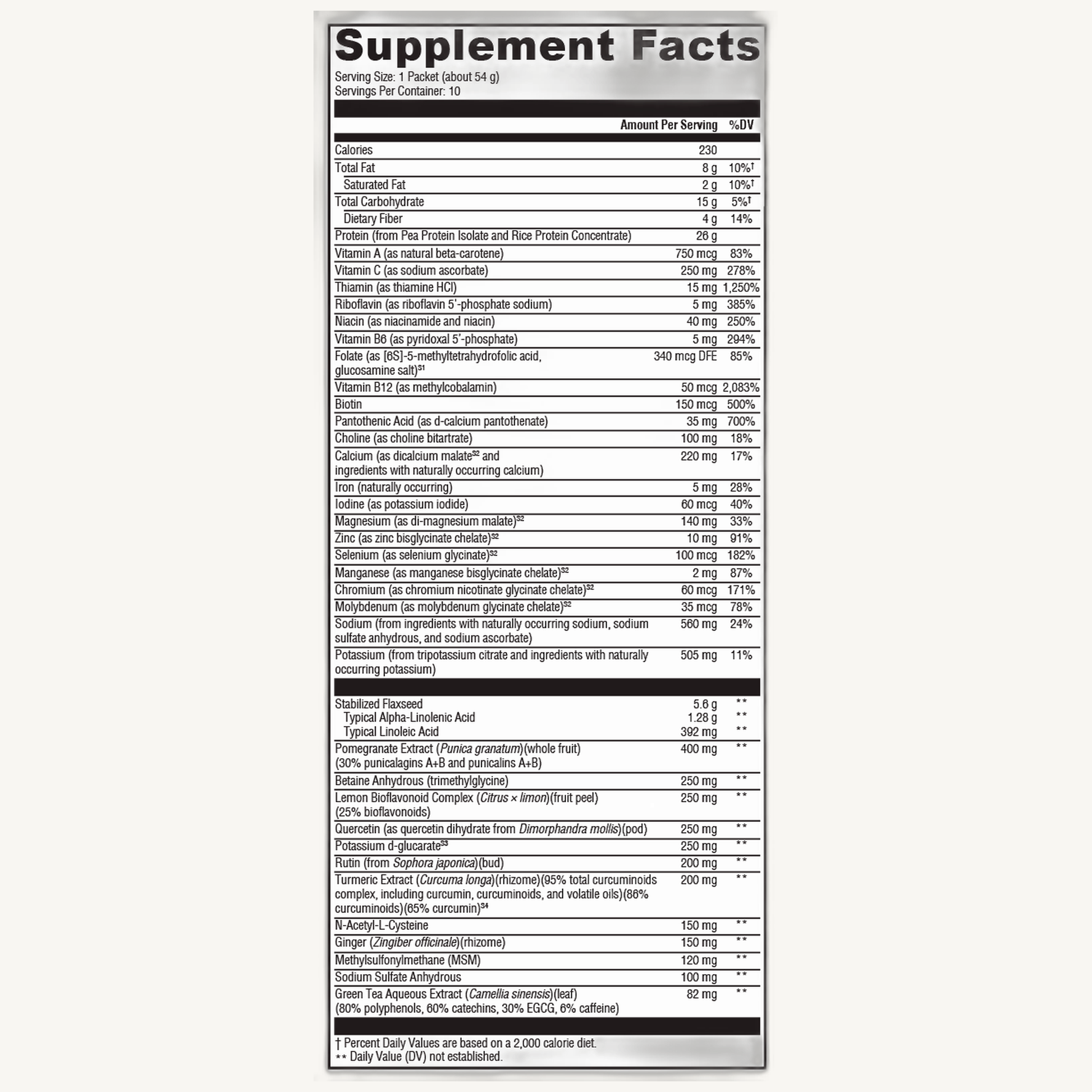 OptiCleanse GHI - Chai Sugar & Stevia-free