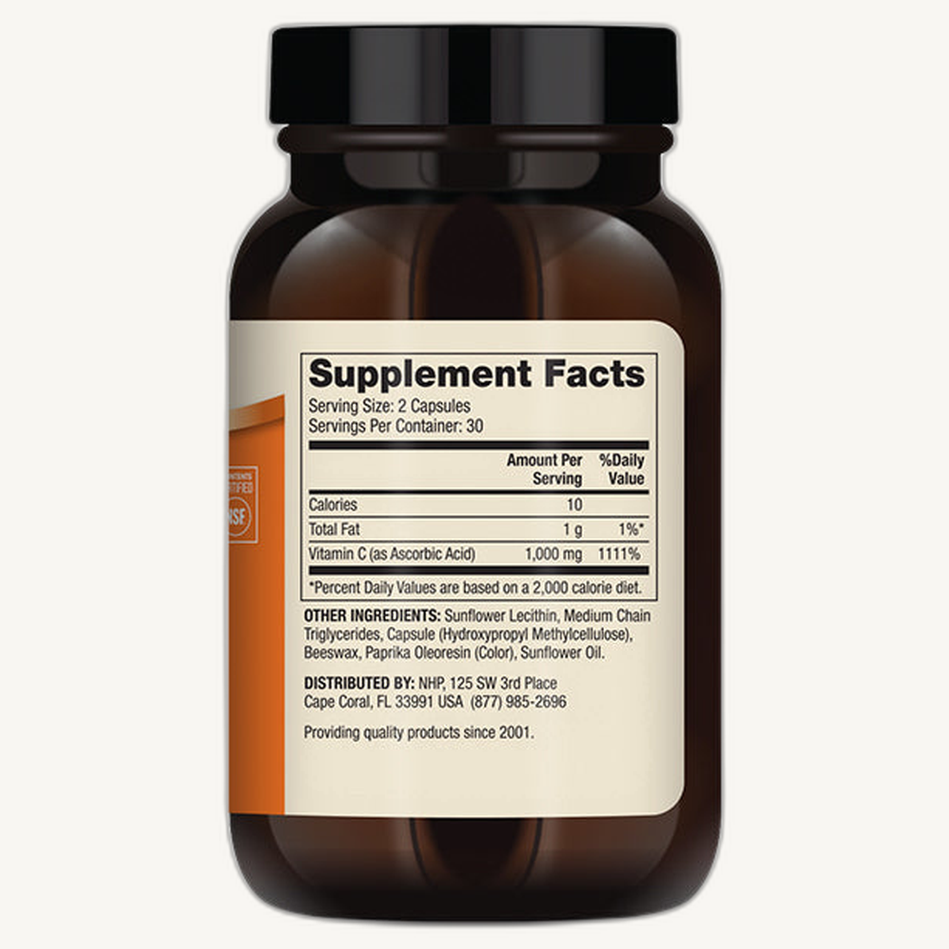 Liposomal Vitamin C, 1000 mg (180 caps) - Dr. Mercola