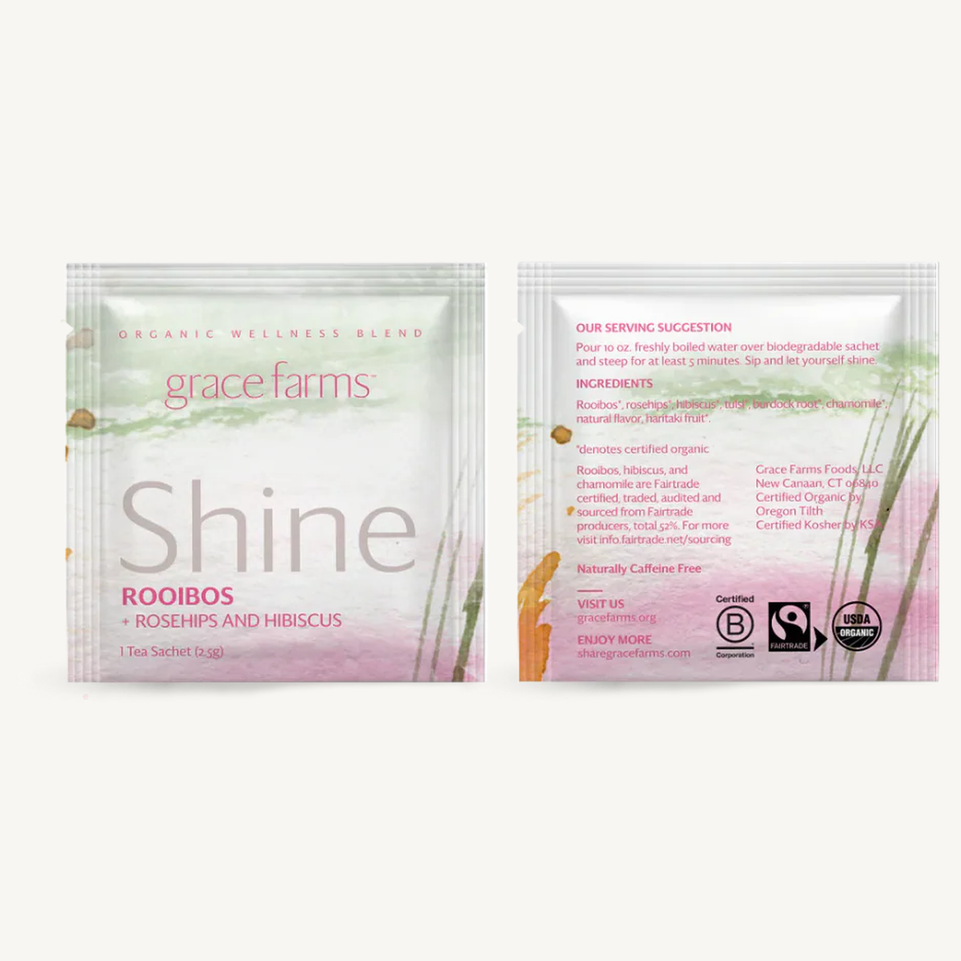Tea - Shine, Rosehips Hibiscus Organic (16 tea sachets)