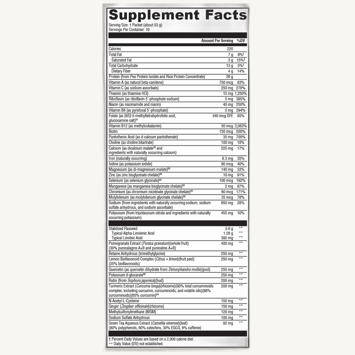 OptiCleanse GHI - Vanilla Delight Sugar & Stevia-free