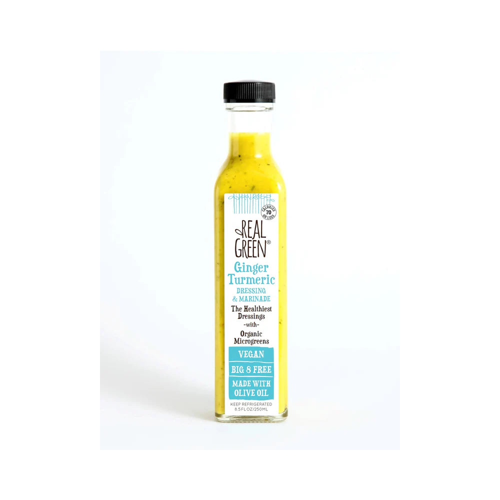 Dressing, Ginger Tumeric (8.5 oz) - Real Green Foods