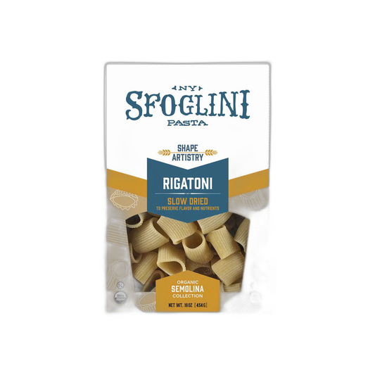 Durum Semolina Pasta - Rigatony