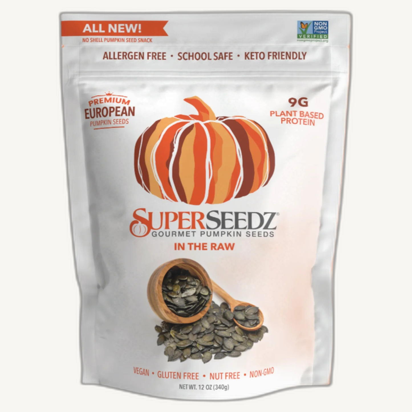 Pumpkin Seeds, In the Raw (12 oz)