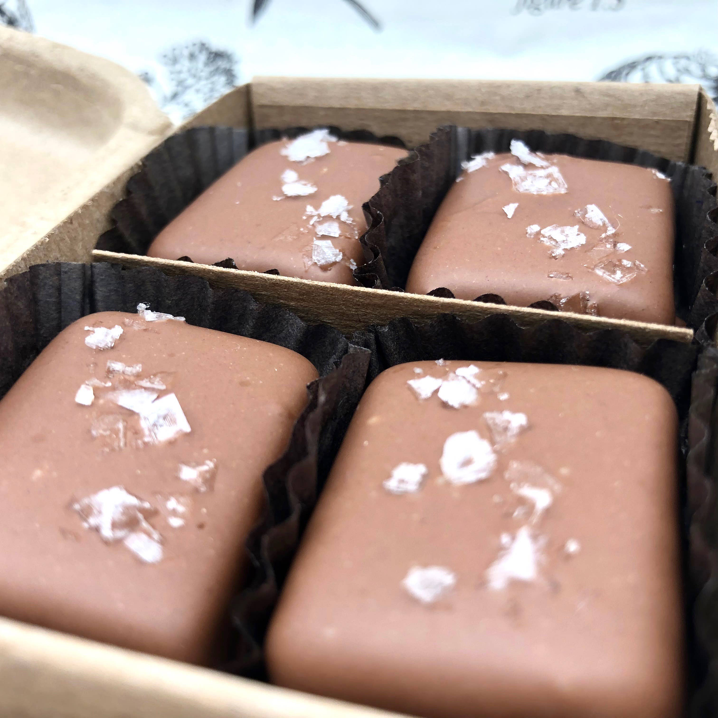 Caramels - 38% Milk Chocolate Covered, Salted