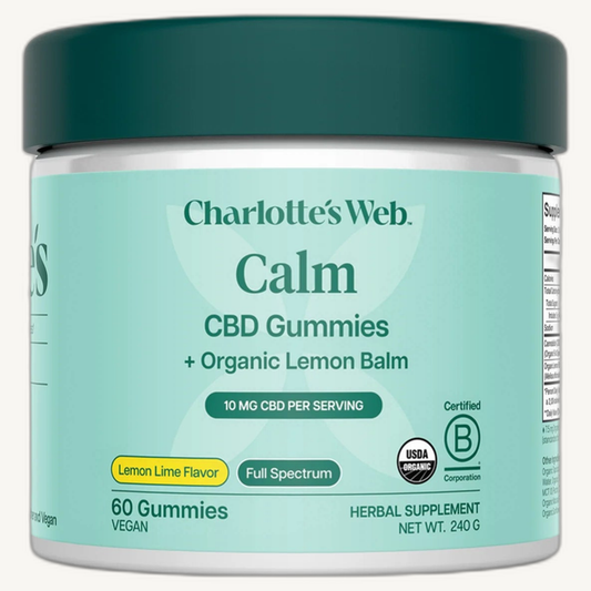 Calm CBD Gummies, Lemon Lime