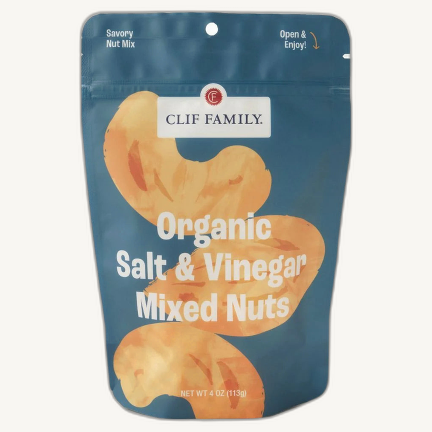 Salt & Vinegar Mixed Nuts, Organic (4 oz) - Clif Family Farm & Winery