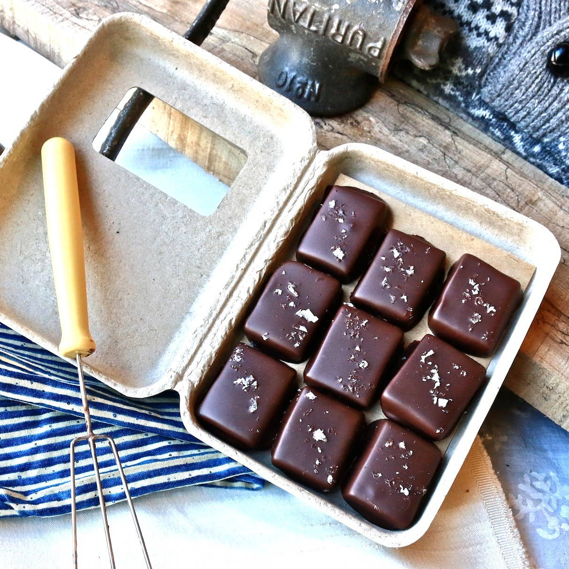Caramels - Dark Chocolate Covered, Salted