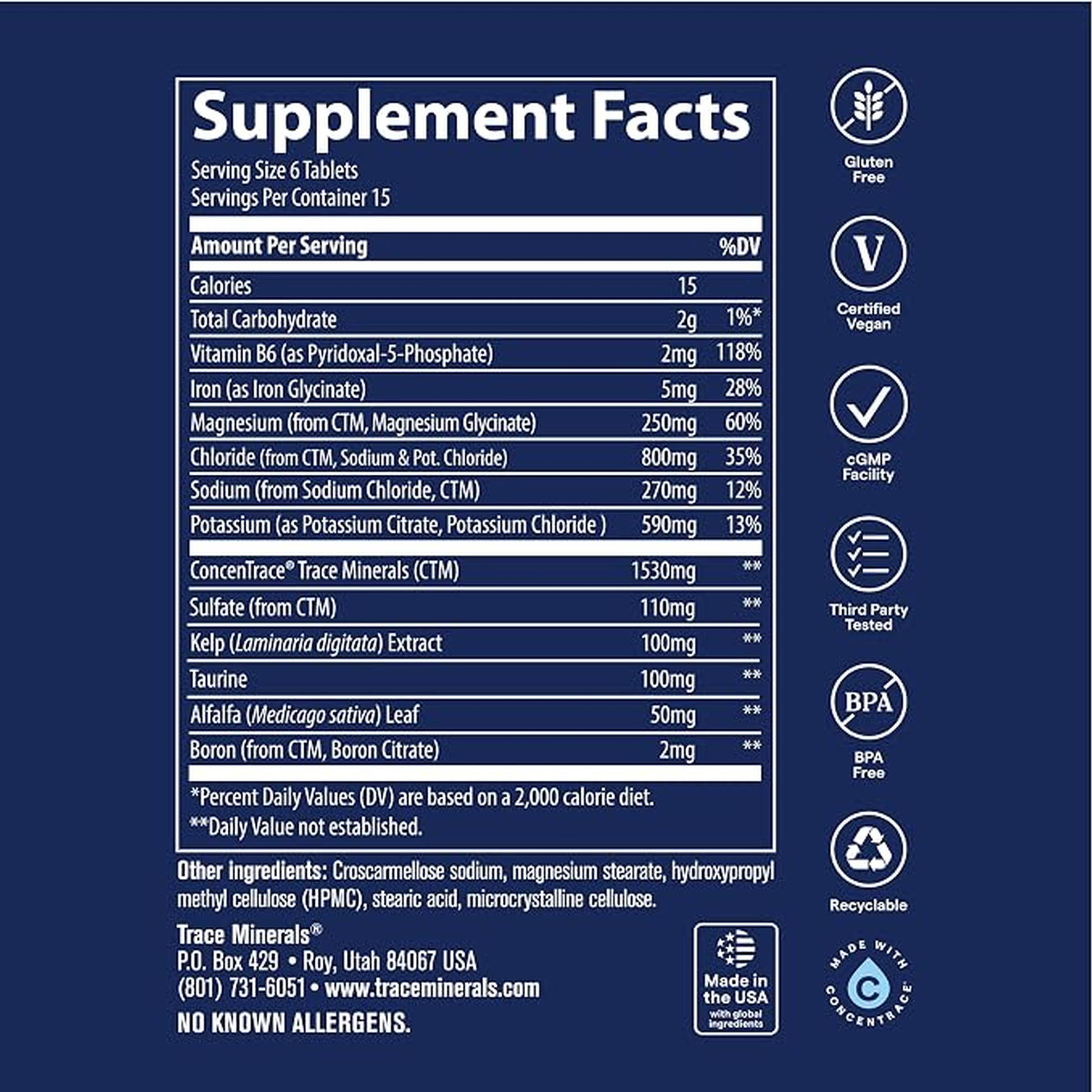 Electrolyte Stamina Tablets