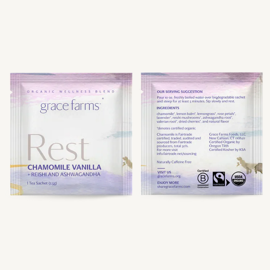 Tea - Rest, Chamomile Vanilla Organic (16 tea sachets)