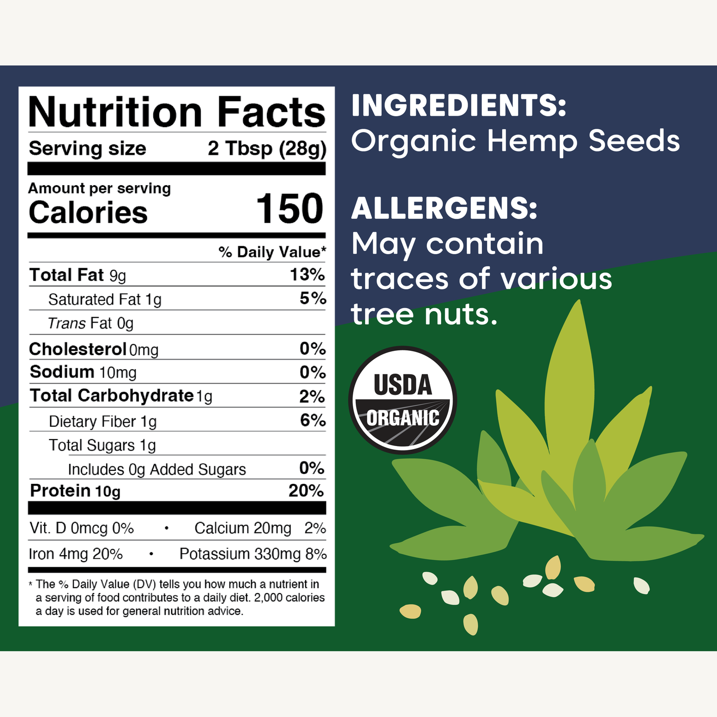 Hemp Seed Butter, Raw - Organic