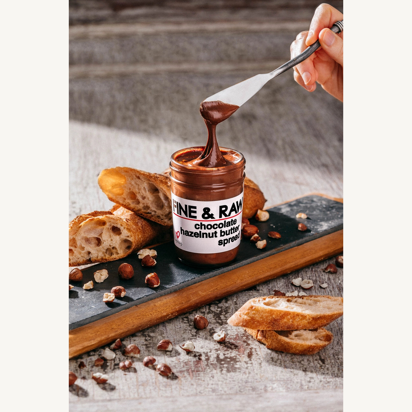 FINE & RAW - Chocolate Hazelnut Butter Spread
