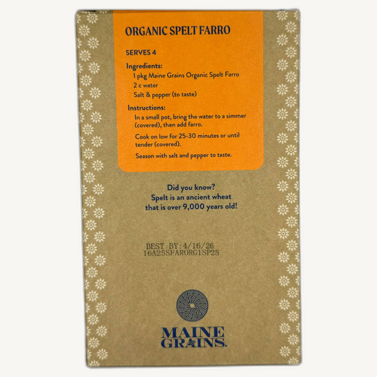 Maine Grains Organic Spelt Farro