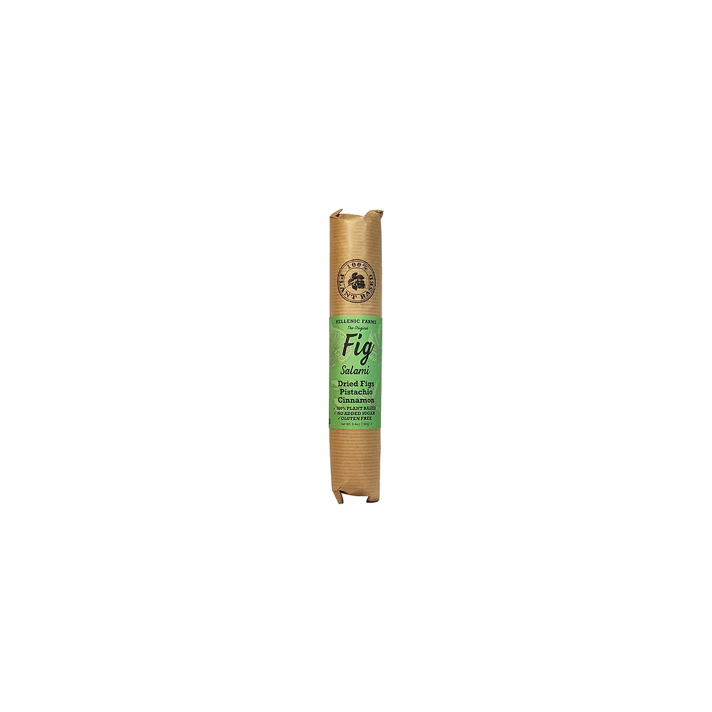 Fig Salami, Pistachio Cinnamon (6.4 oz) - HELLENIC FARMS