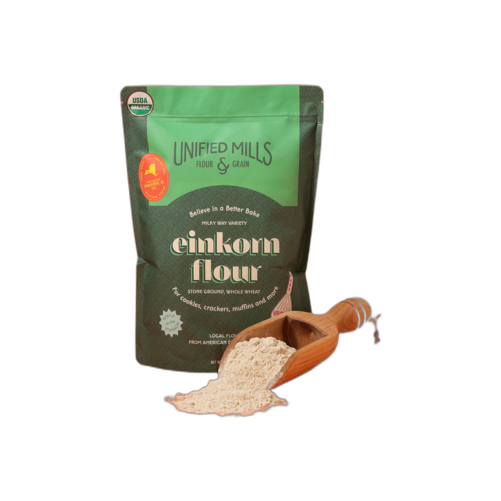 Einkorn Flour, Certified Organic/Regenerative Organic (5 lb) - Unified Mills
