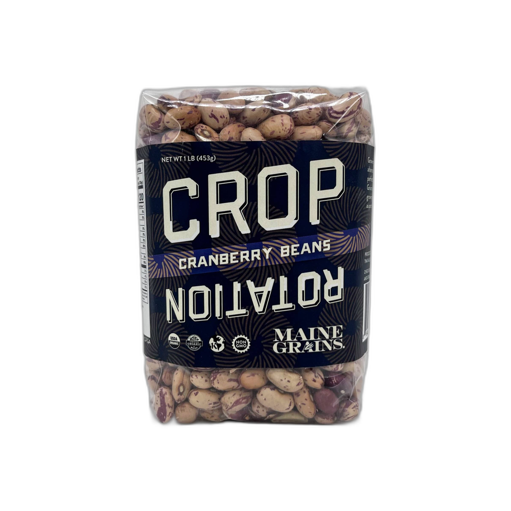 Maine Grains Organic Cranberry Beans (1 lb)