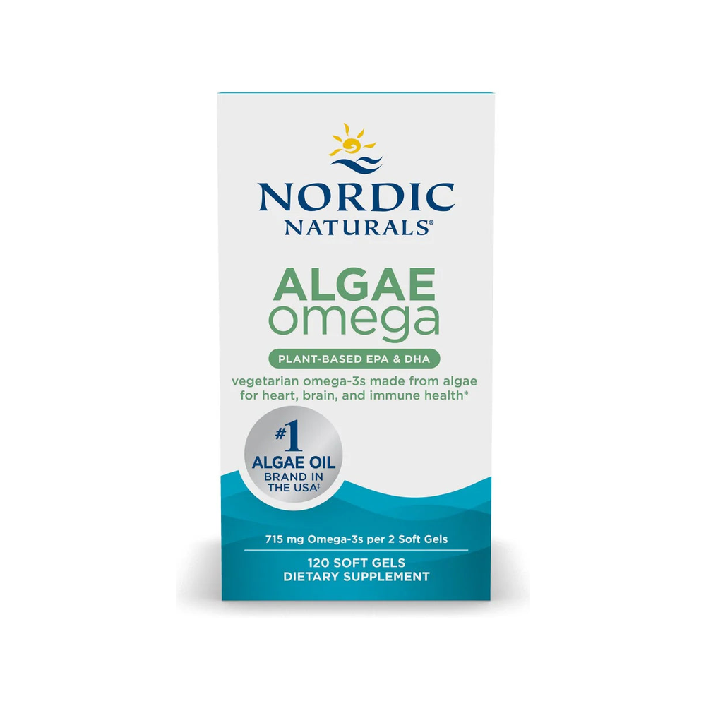 Nordic Naturals Algae Omega - Plant-based EPA & DHA (120 soft gels)