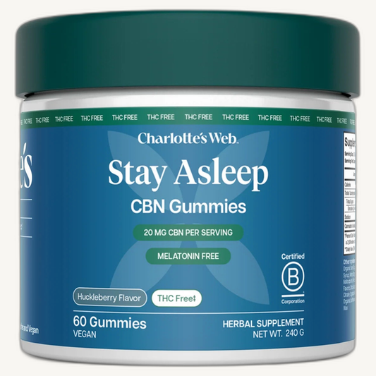 Stay Asleep CBN Gummies, Huckleberry