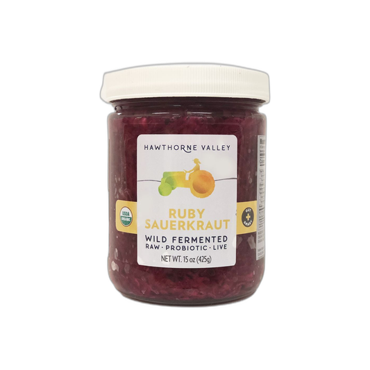 Sauerkraut, Ruby - Wild Fermented, Organic (16 oz)