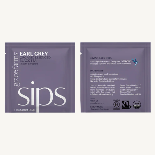 Tea - sips, Earl Grey Organic (16 tea sachets)